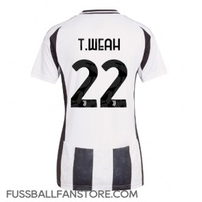 Juventus Timothy Weah #22 Replik Heimtrikot Damen 2024-25 Kurzarm